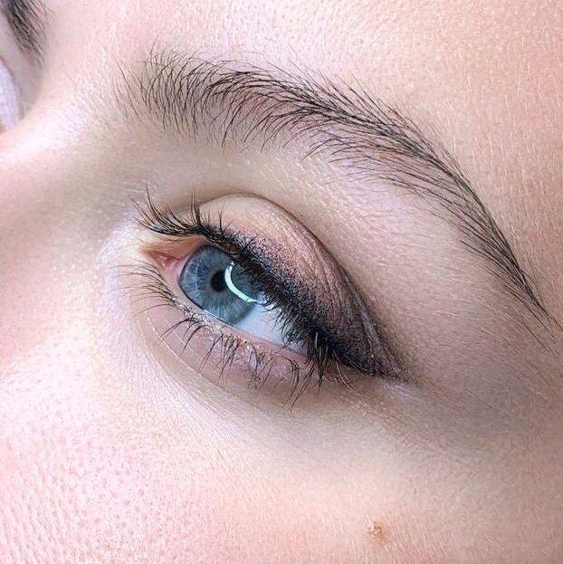 Cejas y mirada tras el maquillaje permanente